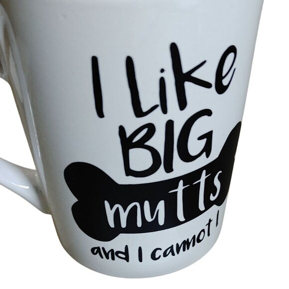Dog Ceramic Coffee Mug Cup Easy Grip I Like Big Mutts I Cannot Lie Royal Norfolk - Picture 3 of 7